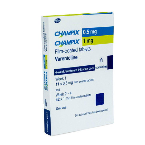 Champix 0.5mg+1mg 11+42 Tablet
