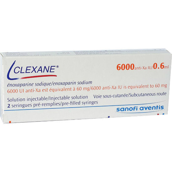 Clexane 6000 Anti Xa 2x0.6ml Inj