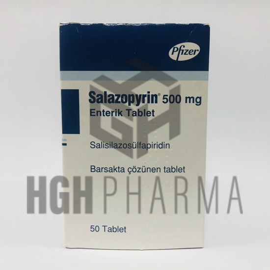 Salazopyrin 500mg 50 Tablet